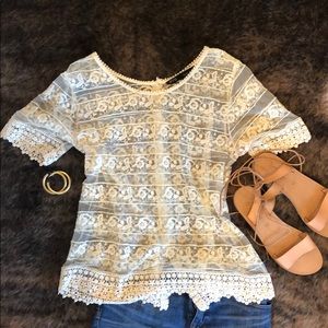 Zara lace top